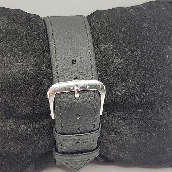 Fossil Boyfriend ES3787 Women Black Leather Analog Dial Quartz Wrist Watch BC990 - Picture 5 of 10